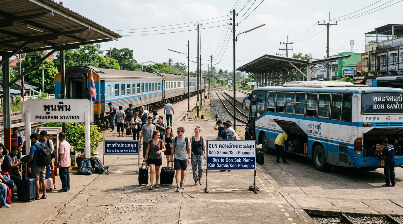 Photograph illustrating How Does the Bangkok to Koh Samui Route 