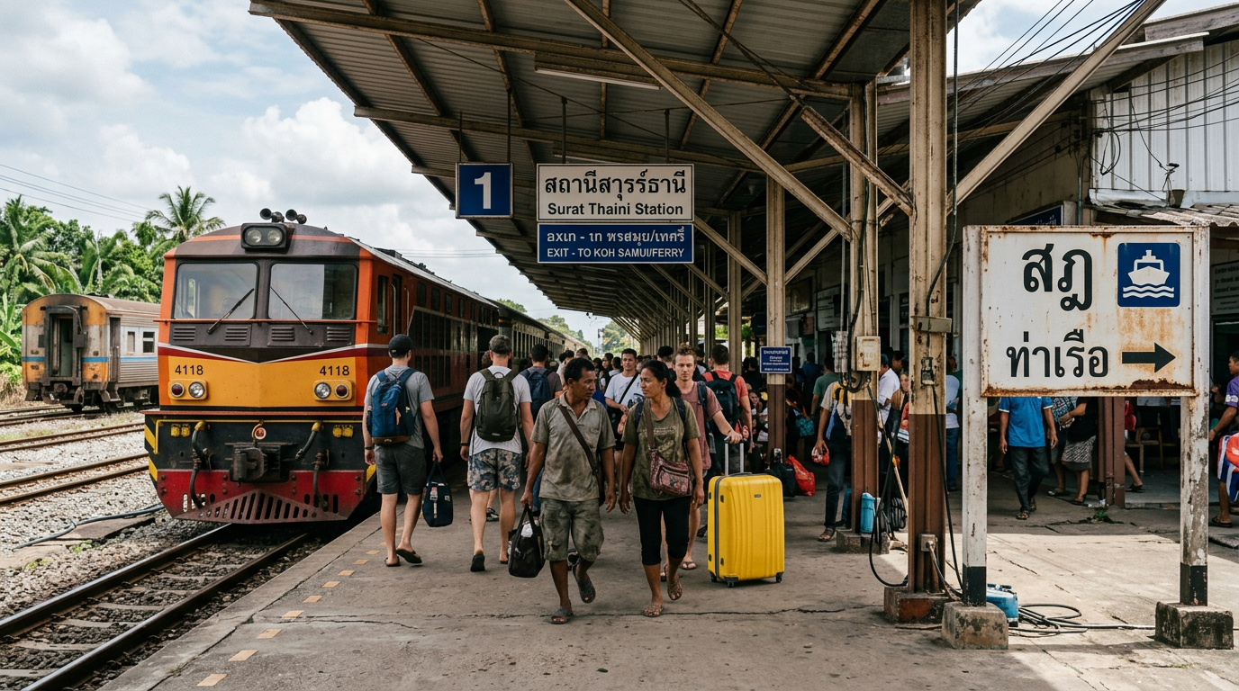 Photograph illustrating The Island Connection: Surat Thani to Ko