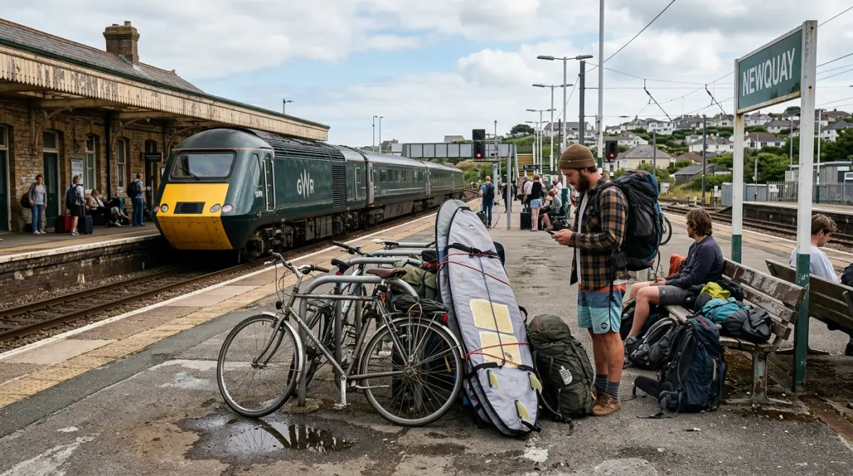 Photograph illustrating Bicycles, Surfboards, and Oversized Gear