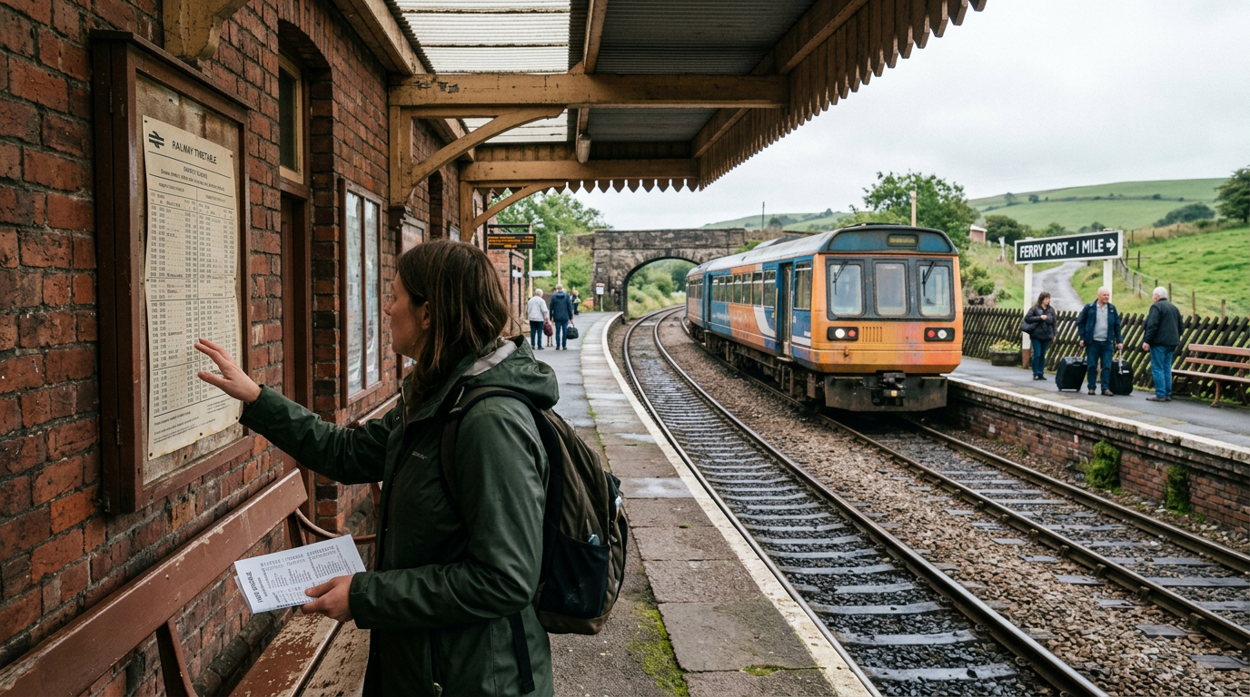 Photograph illustrating Train Timetable: Which Departure Makes S
