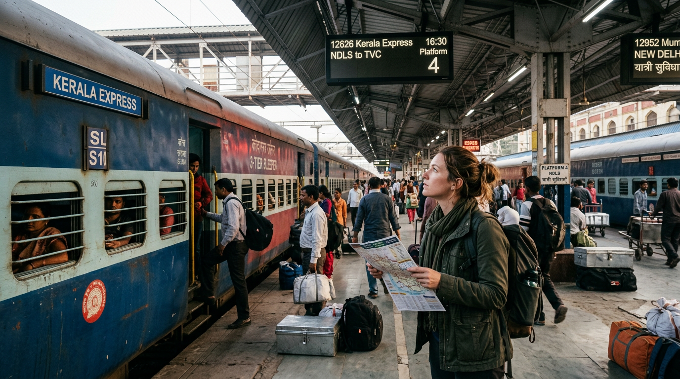 Photograph illustrating Choosing Your Train and Sleeper Class