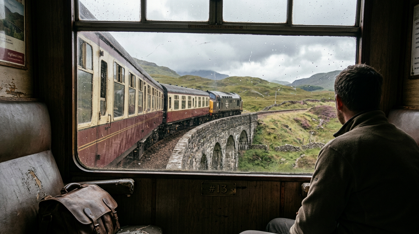Photograph illustrating Train #13: Old-School Charm with Better 