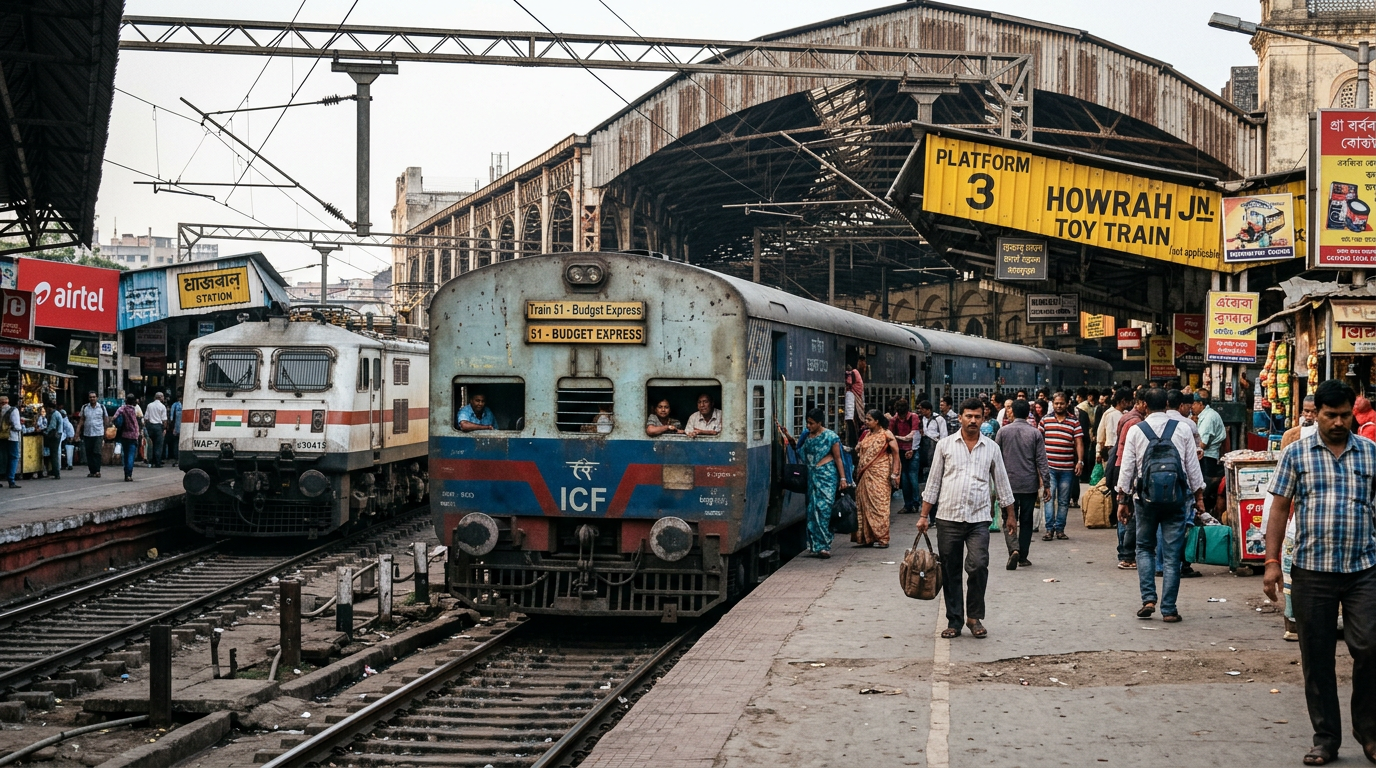 Photograph illustrating Train #51: The Budget Express Option