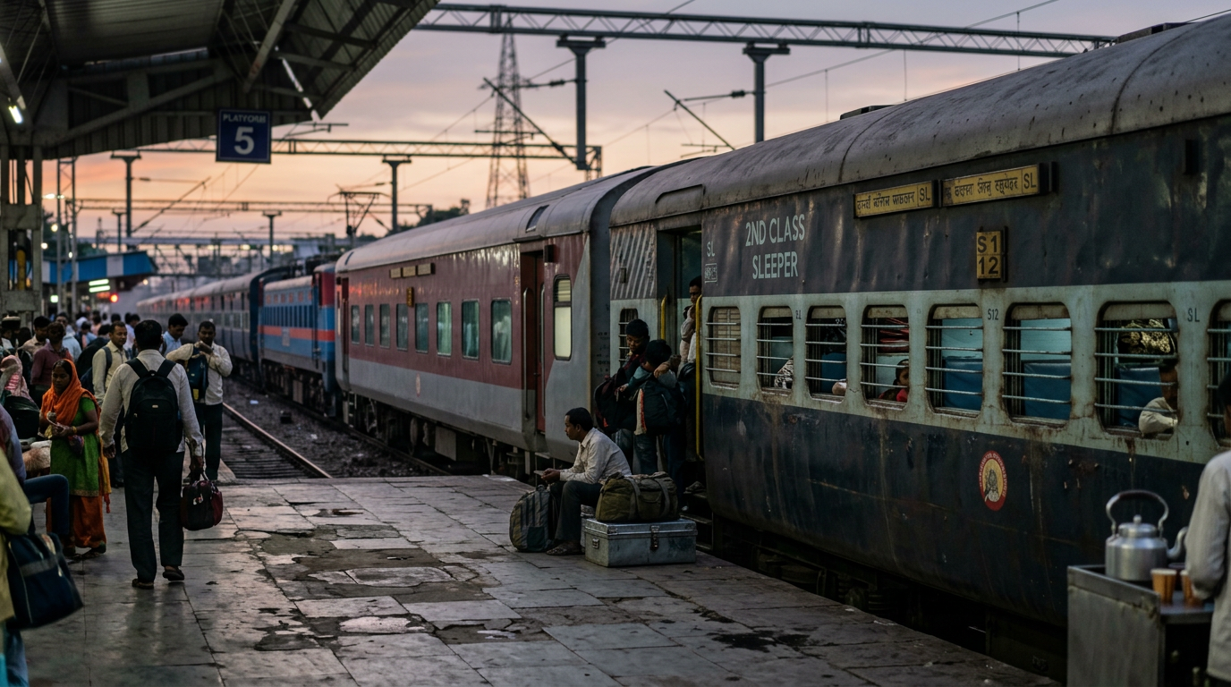 Photograph illustrating 1st Class vs 2nd Class Sleeper: At a Gla