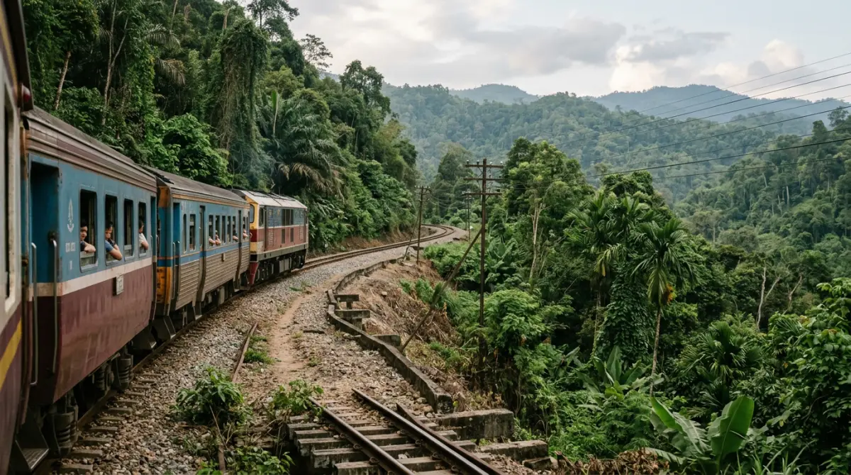 Photograph illustrating The Northern Line: Jungle Climbs to Chia