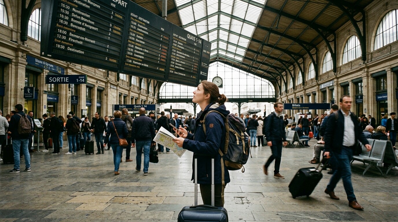 Photograph illustrating Navigating the Station Layout