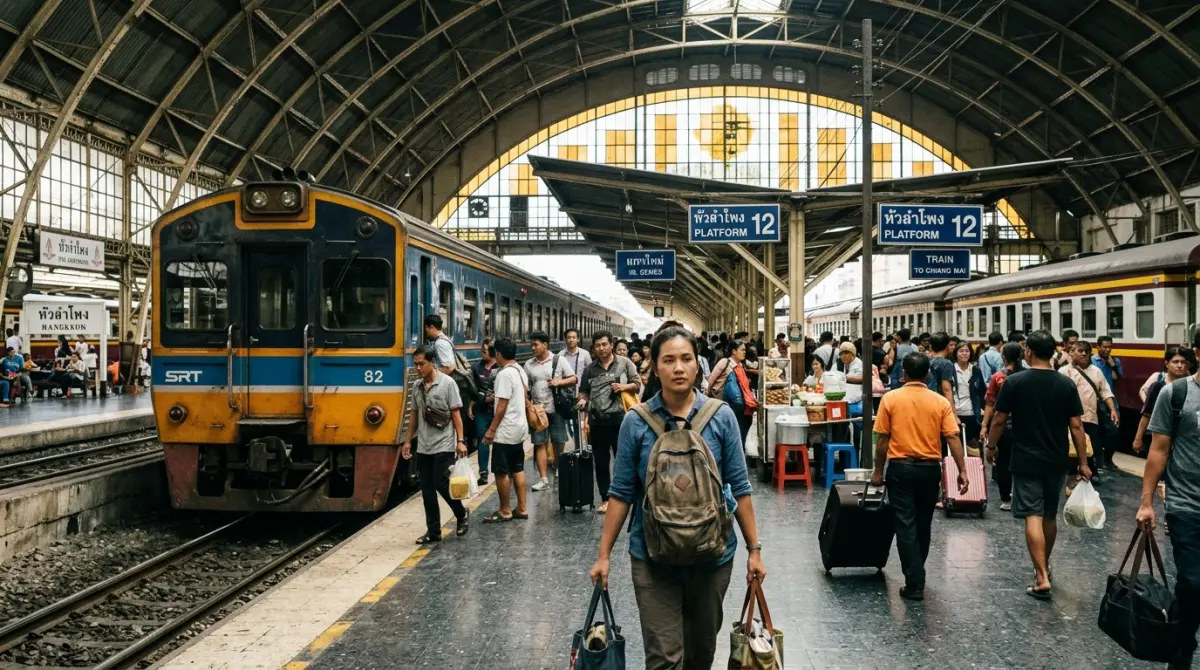 Photograph illustrating Bangkok's Station Swap: Navigating the C
