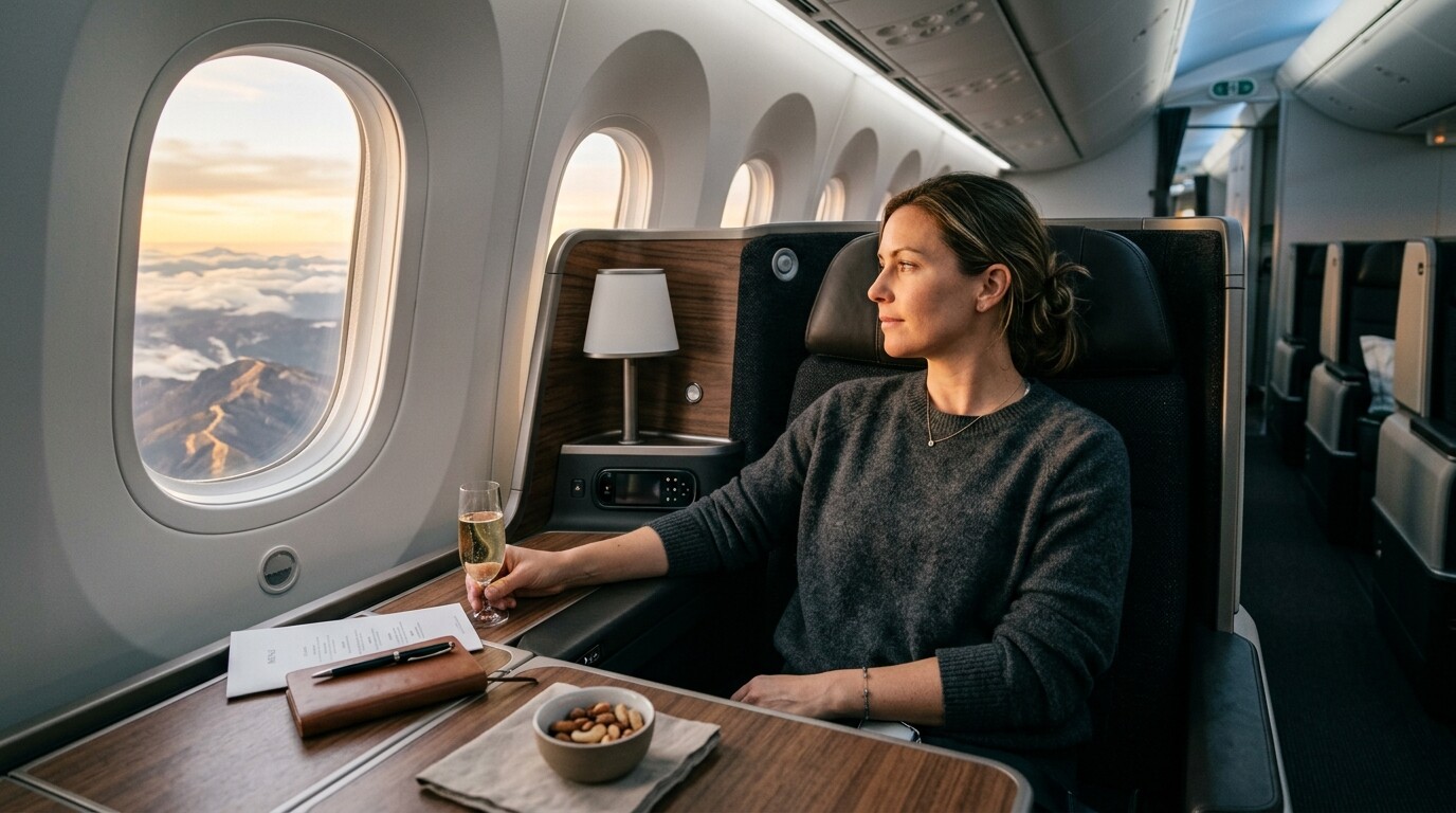 Photograph illustrating Is First Class Actually Worth the Premiu