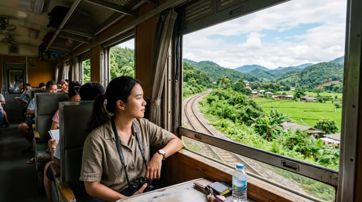 Photograph illustrating Bangkok to Chiang Mai: Is the Daytime Tr