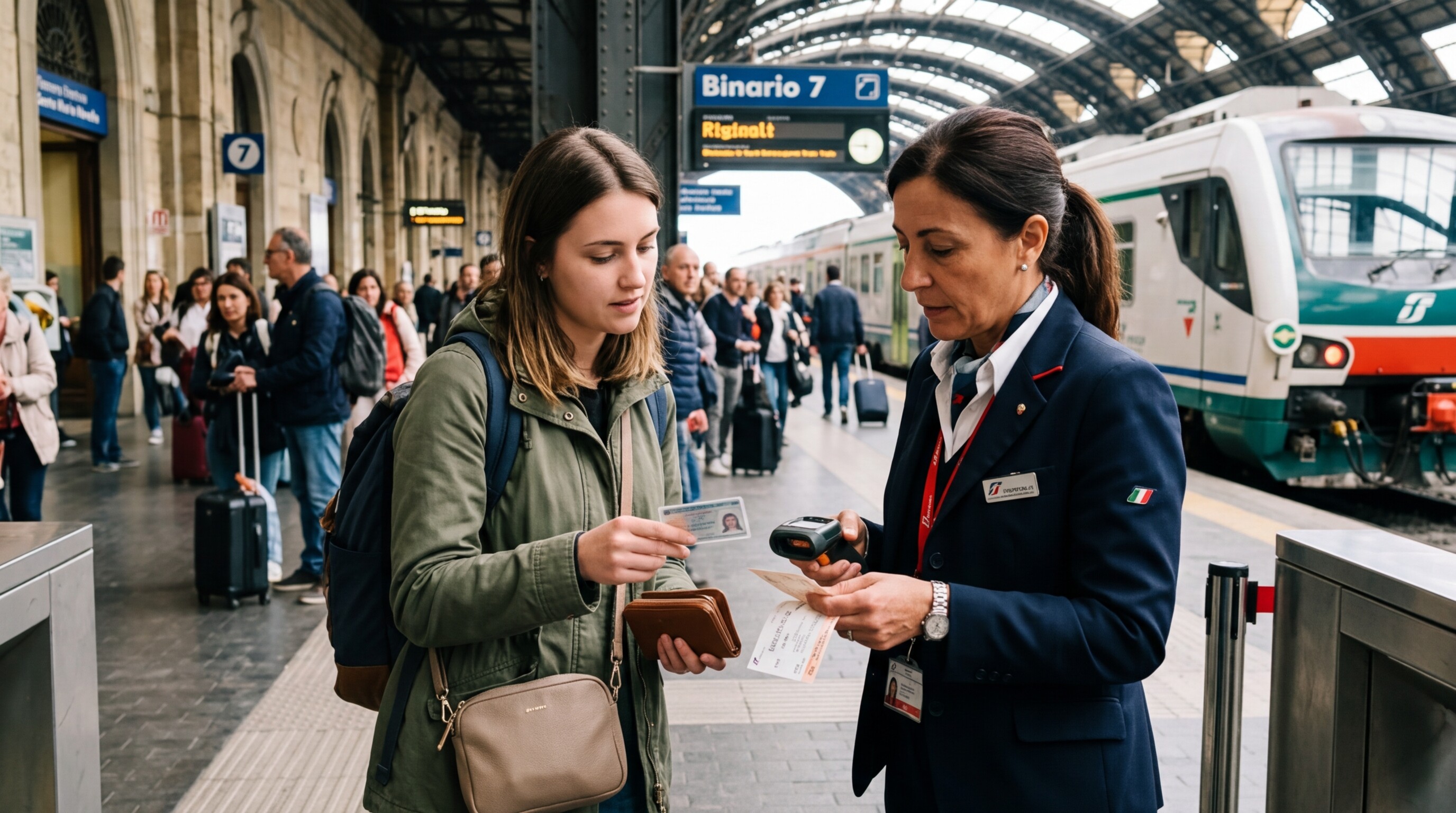 Photograph illustrating Ticket Validation and ID Checks
