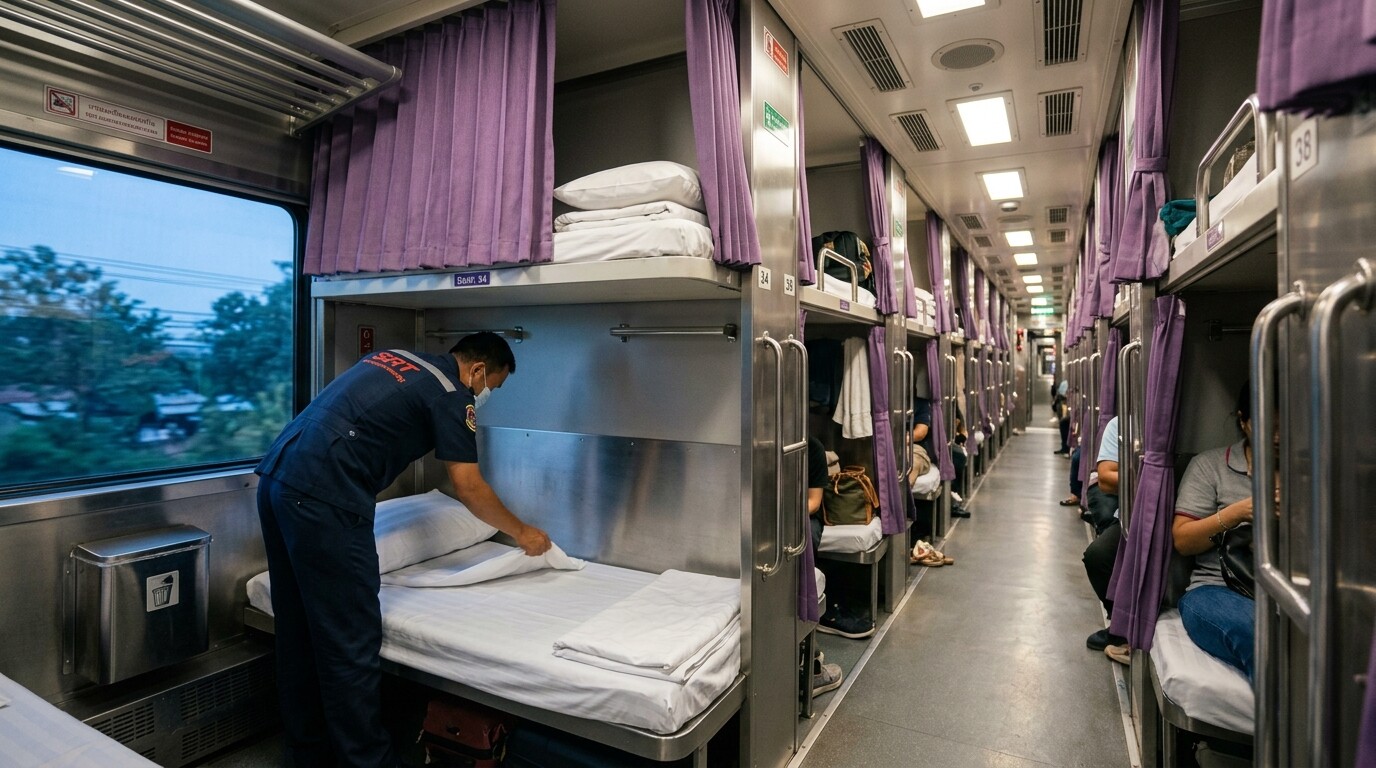 Thai Train Classes Explained: 1st Class vs 2nd Class Sleeper