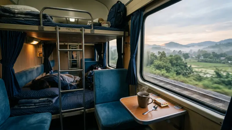Train de nuit Bangkok - Chiang Mai : 1ère vs 2ème classe [2026]